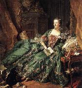 Francois Boucher, Portrait of Marquise de Pompadour